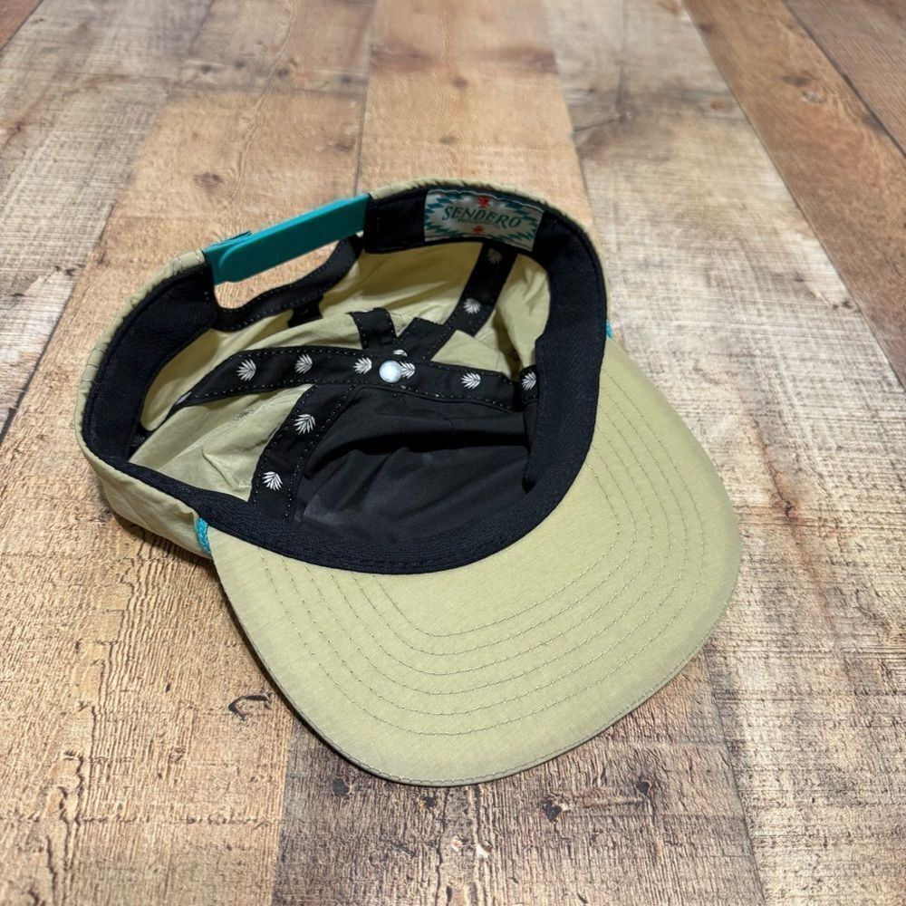Sendero Provisions Co Keepin' it Reel Fishing Hat Snapback Baseball Cap Tan Rope - Picture 3 of 7